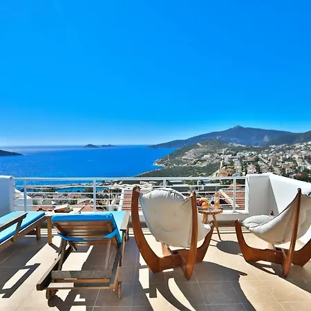 Kalkan Merkezde Deniz Manzaralı Müstakil Villa Lotus * Kaş